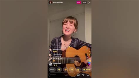 Daydreams Acoustic Maisie Peters Instagram Live 27320 Youtube