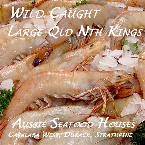 Large Fresh Queensland Wild Caught Prawns Capalaba Aussie Seafood House