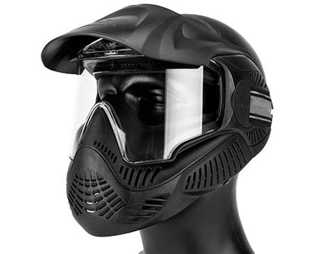 Annex Mi 5 Airsoft Paintball Full Face Mask By Valken Black Ansi