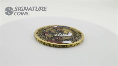 Edge Engraving For Your Custom Challenge Coin Signature Coins Youtube