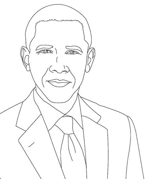 Free Coloring Pages Of Barack Obama Playing