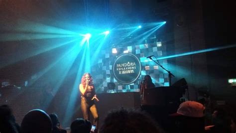 Mabel Performing At The Pandora Reflexions London Launch Party Launch