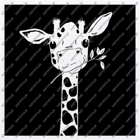 Giraffe Svg Scrapbook Cut File Cute Clipart Files For