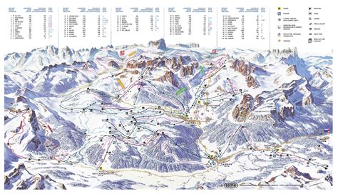 Alta Badia Piste Map | Plan of ski slopes and lifts | OnTheSnow