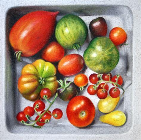 Nicole Caulfield Fine Art: Tomato Variety