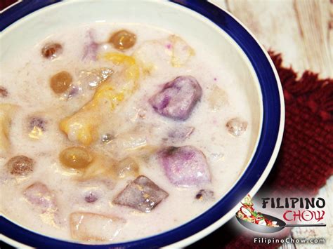 ginataang halo halo also known as binignit is an old time favorite of filipinos typically made