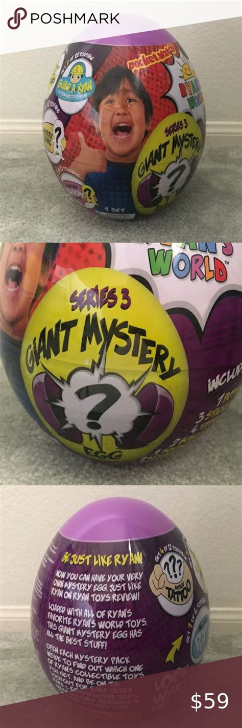 Ryans World Giant Mystery Egg Series 3 New Sealed Ryans World