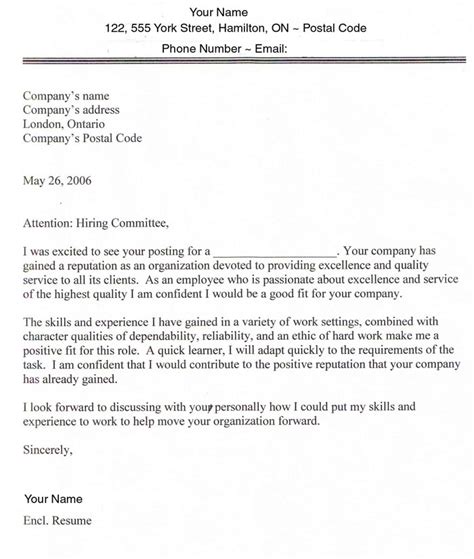 Best Cover Letter For Job Application Sample