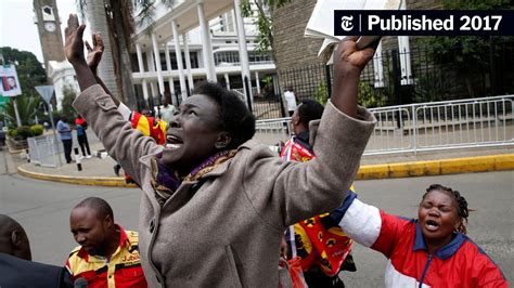Kenya Court Upholds Presidents Election Win The New York Times