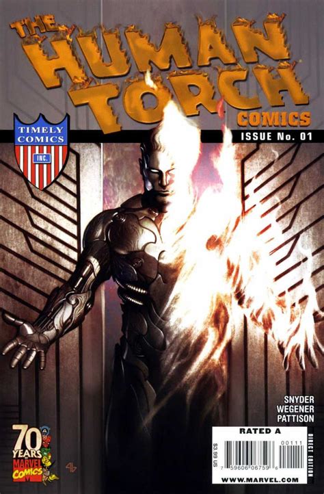 Human Torch Comics 70th Annivserary Special Aands Comics