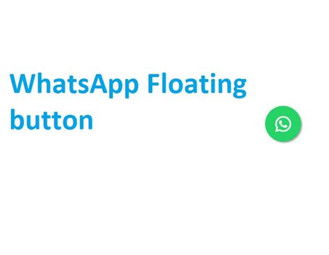 How To Add A Floating Button In Wordpress For Direct Whatsapp Chat