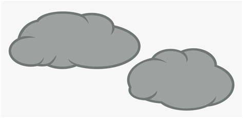 Transparent Rain Clip Art Grey Clouds Cartoon Png Png