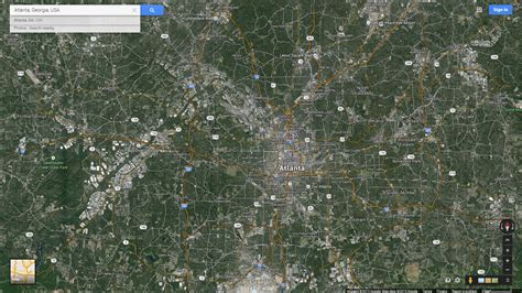 Atlanta Georgia Map