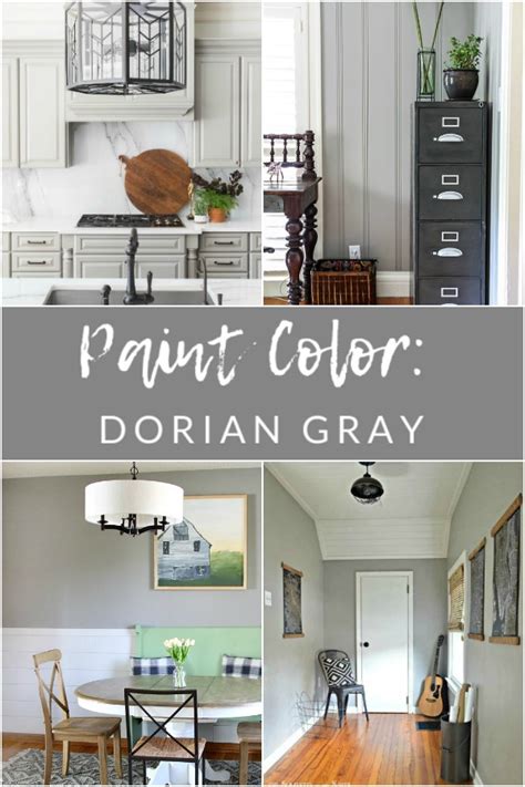Get design inspiration for painting projects. Sherwin Williams Dorian Gray SW 7017 - My Favorite Paint ...