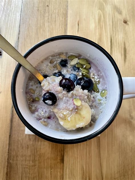 One Pot Blueberry And Banana Coconut Quinoa Porridge — Biked Goods