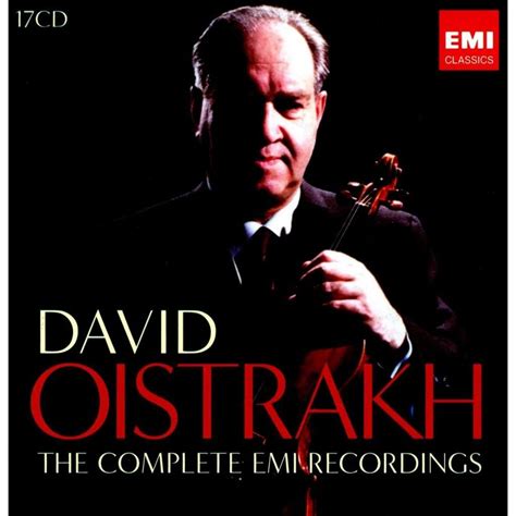 David Oistrakh The Complete Emi Recordings De Beethoven Brahms