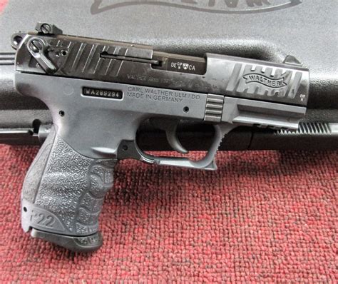Walther P22 Series Q 2 10 Mags Tungsten Gray 22 Lr For Sale At