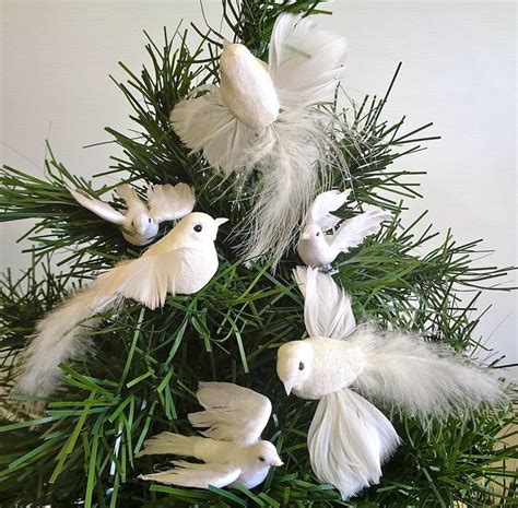 Check out our christmas tree birds selection for the very best in unique or custom, handmade pieces from our ornaments & accents shops. Pin on Cardinal & Dove Christmas Tree Decorations
