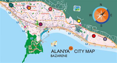 Bykort Over Alanyas Markeder • Alanyadk Den Store Guide Til Alanya