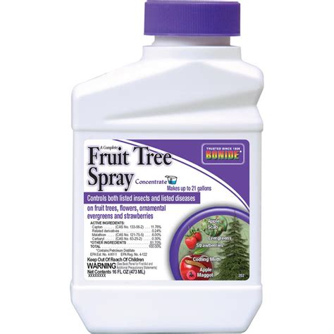 Bonide 16 Oz Fruit Tree Spray Concentrate 202 The Home Depot