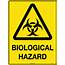 Caution Biological Hazard  Uniform Safety Signs