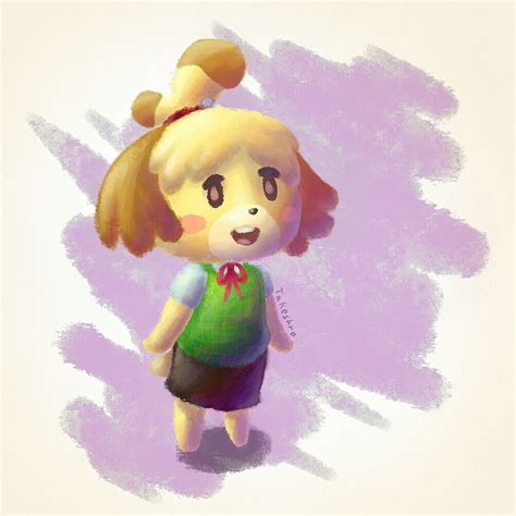 She is a kindly shih tzu that debuted in the 2012 release animal crossing: 'Belle (Isabelle - Animal Crossing: New Leaf) by Takeshre ...