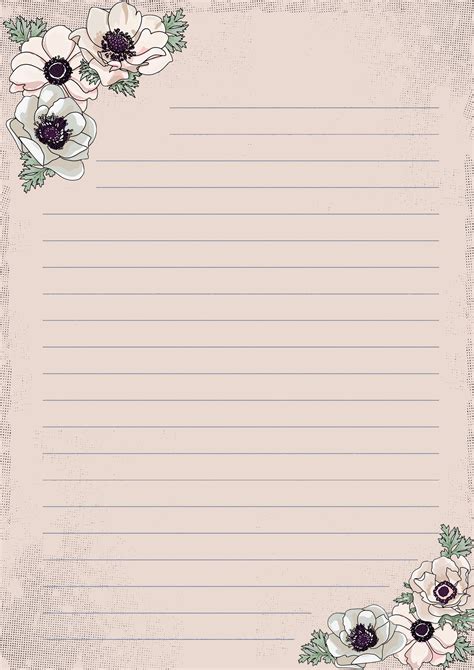 Letter Paper A Writing Paper Printable Writing Paper Printable