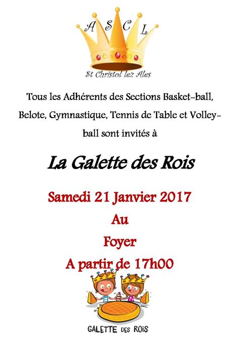 Affiche Galette Des Rois1 Ping Ascl