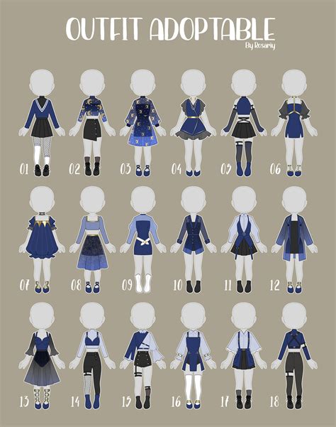 closed outfit adopt 82 by rosariy on deviantart