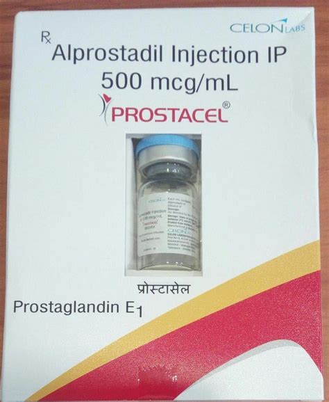 Prostacel Celon Alprostadil Injection Ip Packaging Vial At Best Price In Thane