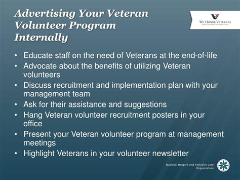 Ppt Hospice Veteran Volunteers Outreach And Support Powerpoint
