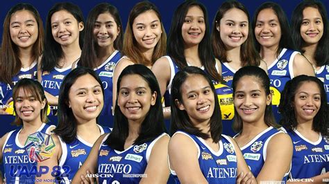 Ateneo Lady Eagles Uaap Season 82 Official Line Up Youtube