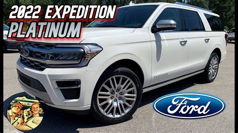 New 2022 Ford Expedition Max Platinum Star White 4x4 Luxury Suv