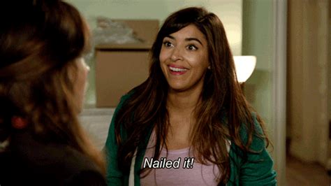 Hannah Simone Good Job  By New Girl Find And Share On Giphy