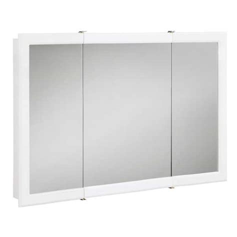 Design House Concord 48 In W X 30 In H Surface Mount Tri View White