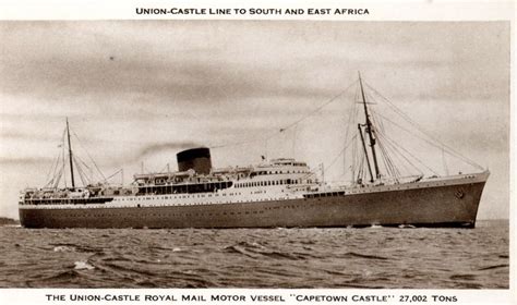 Capetown Castle Union Castle Line Cruise Ship Liner Flickr