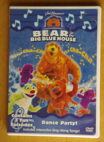 Bear In The Big Blue House Dance Party Dvd Ebay