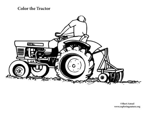 Case hi stieger 335 easy tractor coloring sheet. Tractor - Coloring Nature