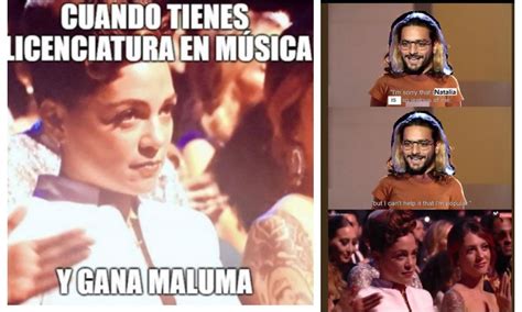 Maluma gana un grammy latino; Reacción de Natalia Lafourcade por triunfo de Maluma | Erizos