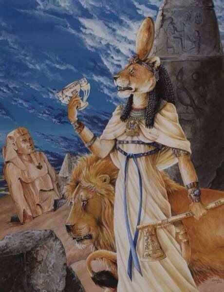 Sekhmet Ancient Goddesses Egyptian Mythology Egyptian Symbols