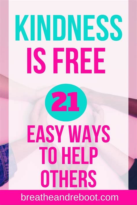 Simple Acts Of Kindness Help Others In A Big Way Helping Others