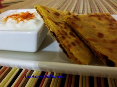 Masala Besan Paratha Spicy Chickpeas Flour Stuffed Indian Bread