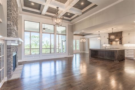 Coffered ceilings are the perfect choice for light and airy spaces that are clean and crisp. Interior Design, Coffered Ceiling, Lighting, New Home ...