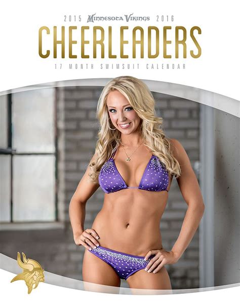 Minnesota Vikings Cheerleaders 2015 16 Swimsuit Calendar Cover Unveiled