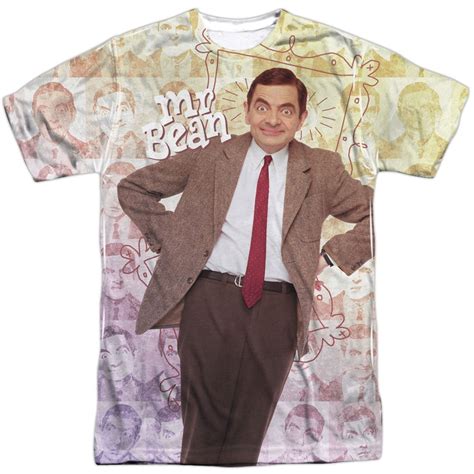 Mr Bean Mr Bean Mens Bean Lean Sublimation T Shirt White Walmart
