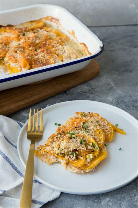 Butternut Squash Gratin Recipe Salad Side Dishes Vegetable Side