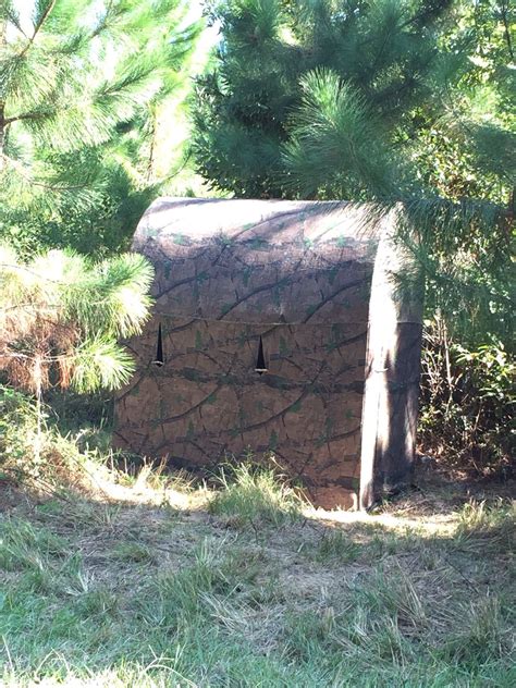 Home Made Ground Blind Ground Blinds Blinds Wood