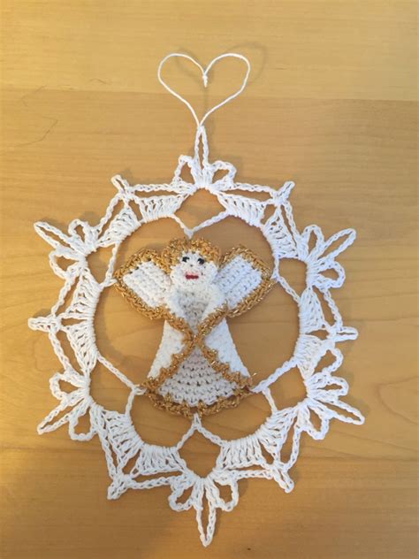 Angel Snowflake Pattern Not Afinished Product No Refund Etsy