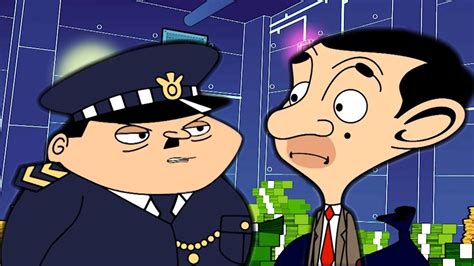 Mr bean cartoon series is an animated series based on a tv series of same name. Bank ROBBER?! | Funny Episodes | Mr Bean Cartoon World ...