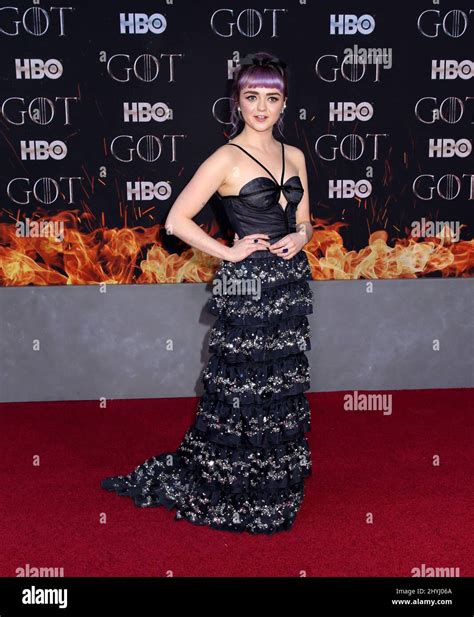 Maisie Williams Attending The Game Of Thrones Final Season World